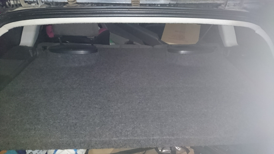 Акустическая полка — Lada Приора универсал, 1,6 л, 2011 года ...