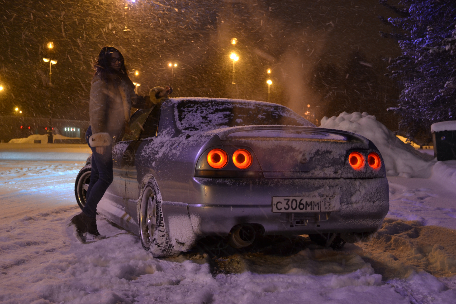 Nissan Skyline r34 зима