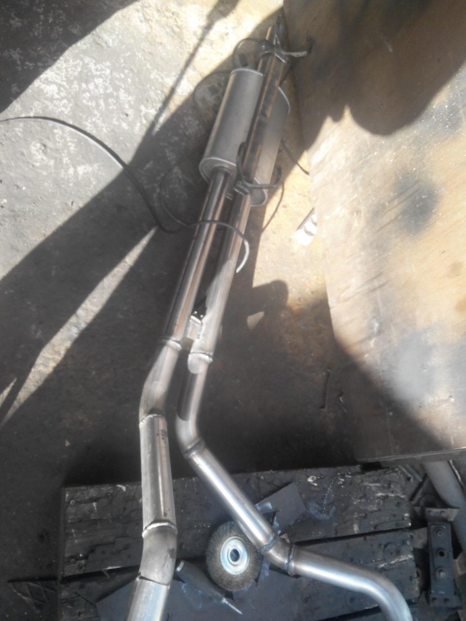 V8 и НВА часть 4, выхлопная система — ГАЗ Соболь, 4 л, 2012 года ...