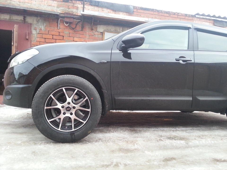 Собрал колеса — Nissan Qashqai (1G), 2 л, 2013 года | колёсные диски ...
