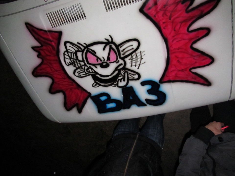 Аэрография Капот feat. Багажник — Lada 21011, 1,1 л, 1974 года ...