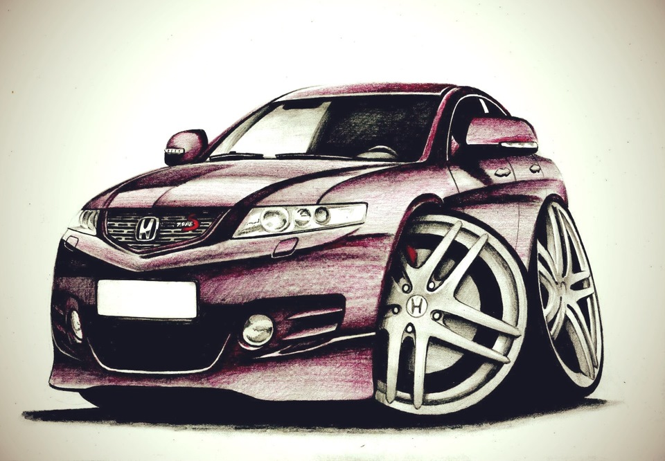 Рисунок хонда аккорд 7