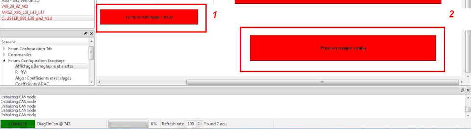 Не забываем сохранять изменения включив Режим Эксперта и нажав на кнопки 1 и 2 — Renault Fluence