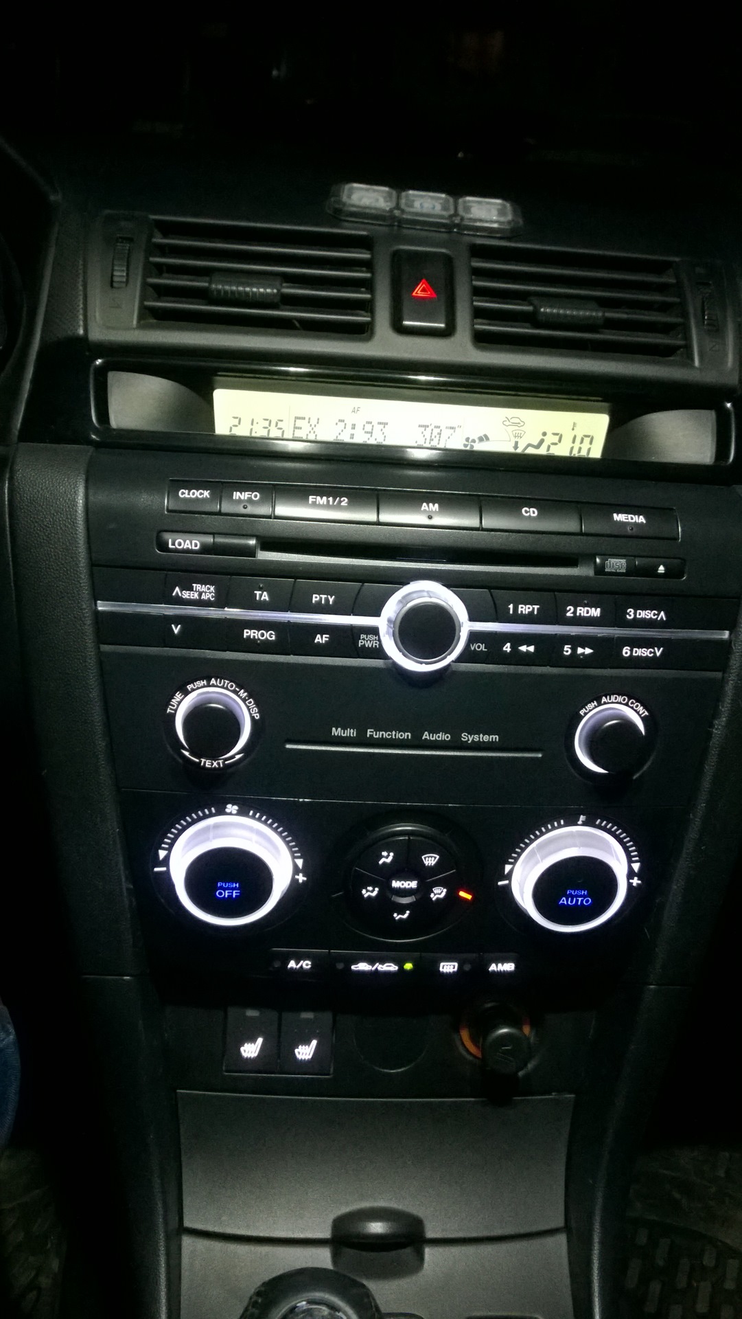 Как снять климат мазда 3 Перепайка подсветки блока климата - Mazda 3 (1G) BK, 1,6 л, 2005 года стайлинг D