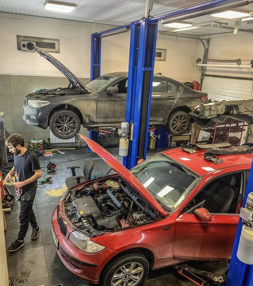 Замена маслоприемника и удаление катализатора — BMW 1 series (E81/E87 ...