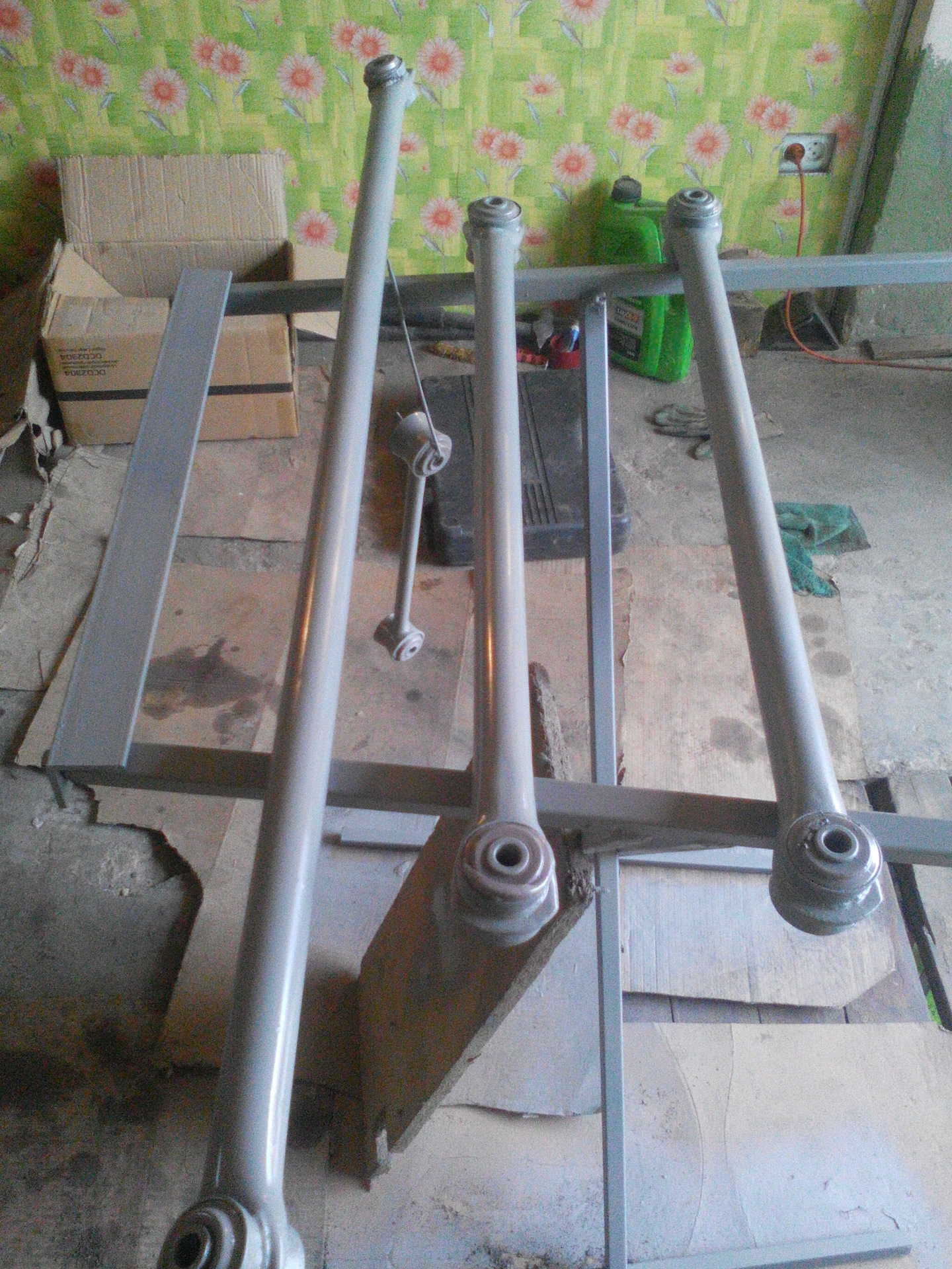 замена резинок реактивных тяг на полиуретановые желтые — Lada 4x4 3D, 1 ...