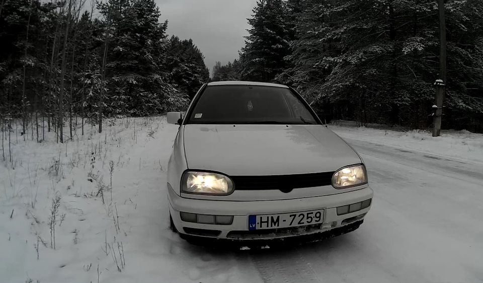 Эффект ксенона — Volkswagen Golf Variant (Mk3), 1,9 л, 1998 года ...