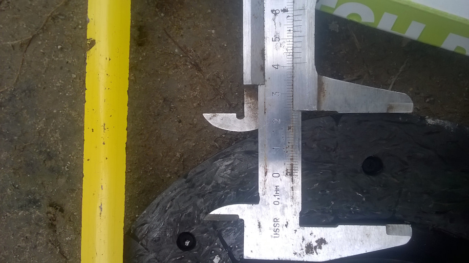 Ширина накладки. Старый диск. — ТагАЗ Tager 3D