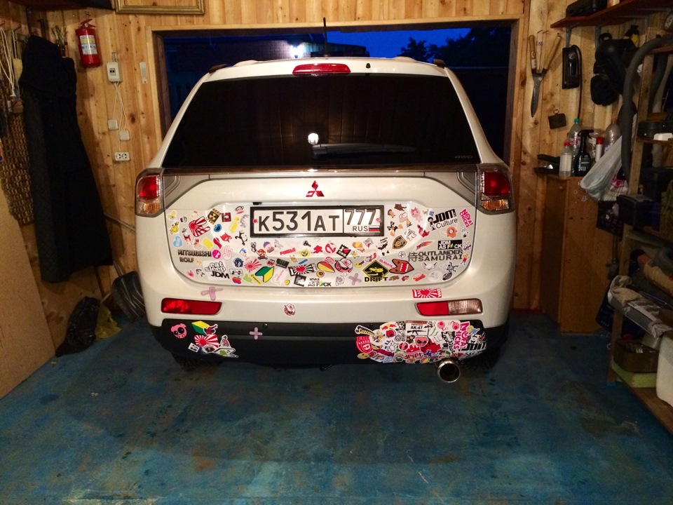 Ремонт в стиле японских дрифтеров Jdm — Mitsubishi Outlander (3G), 2,4 ...