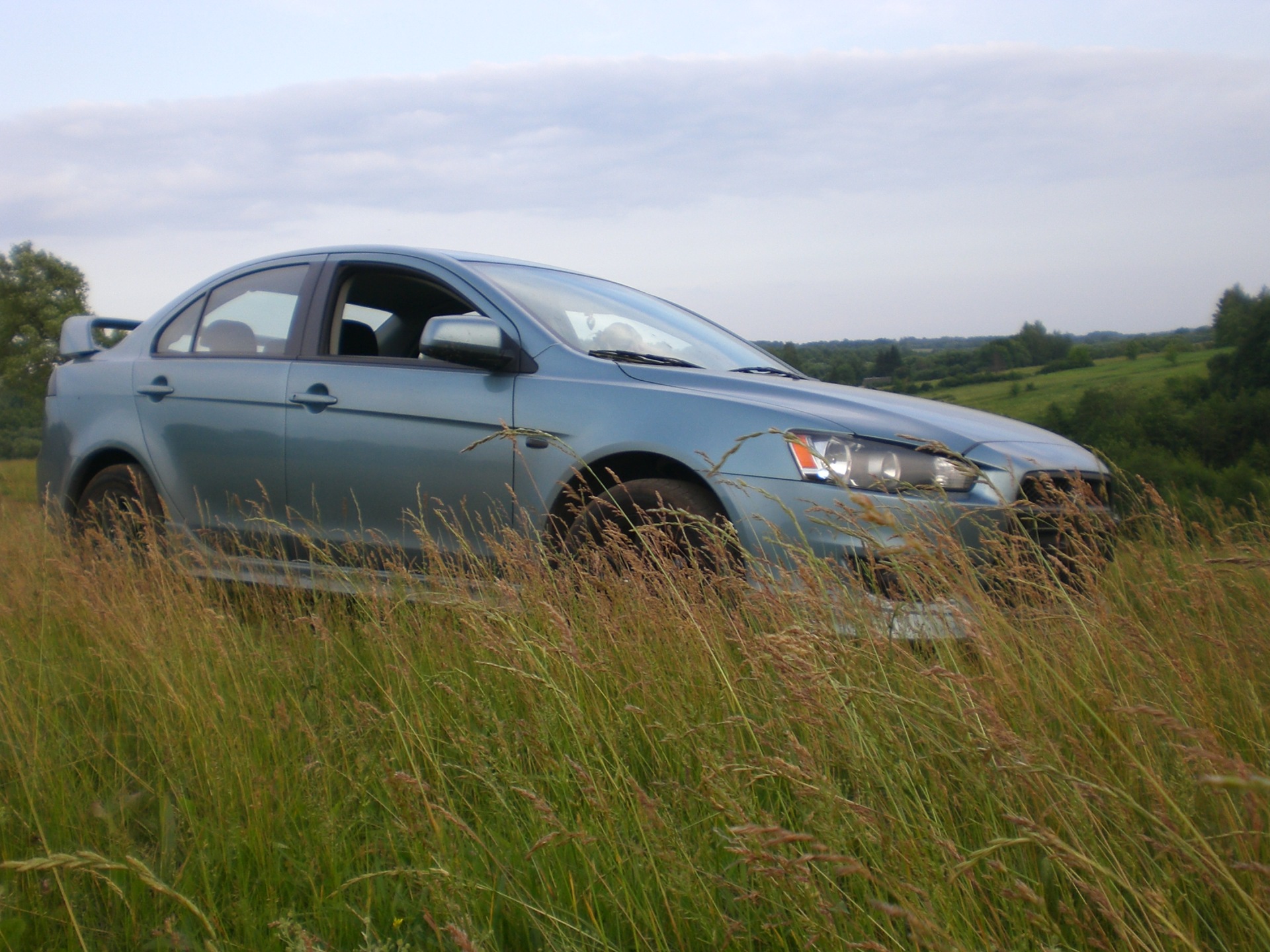 Там где пахнет сеном и … выхлопными — Mitsubishi Lancer X, 2 л, 2008 ...