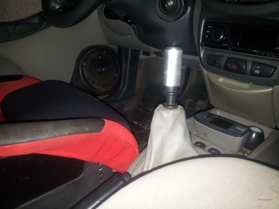 Тюненая ручка кпп. Хэнд мэйд — Lada Калина Хэтчбек (1G), 1,6 л, 2010 ...