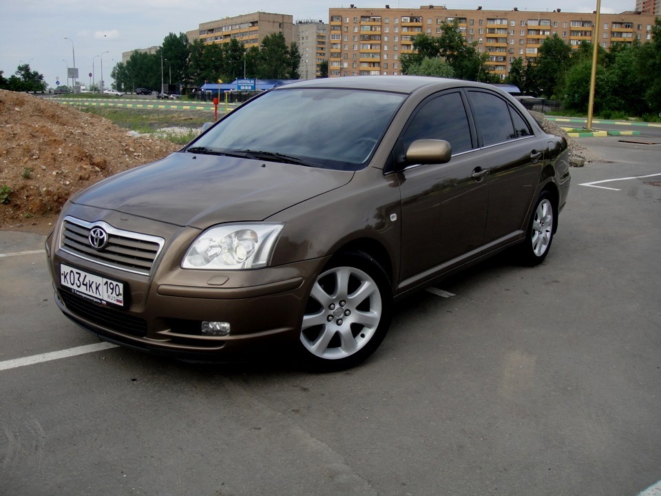 Характеристики дисков тойота авенсис 2006