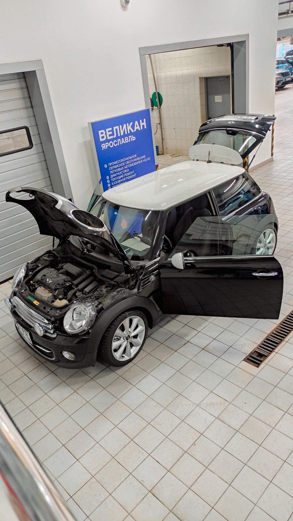 145154км, установка замка — MINI Cooper Mk II, 1,6 л, 2011 года |  аксессуары | DRIVE2