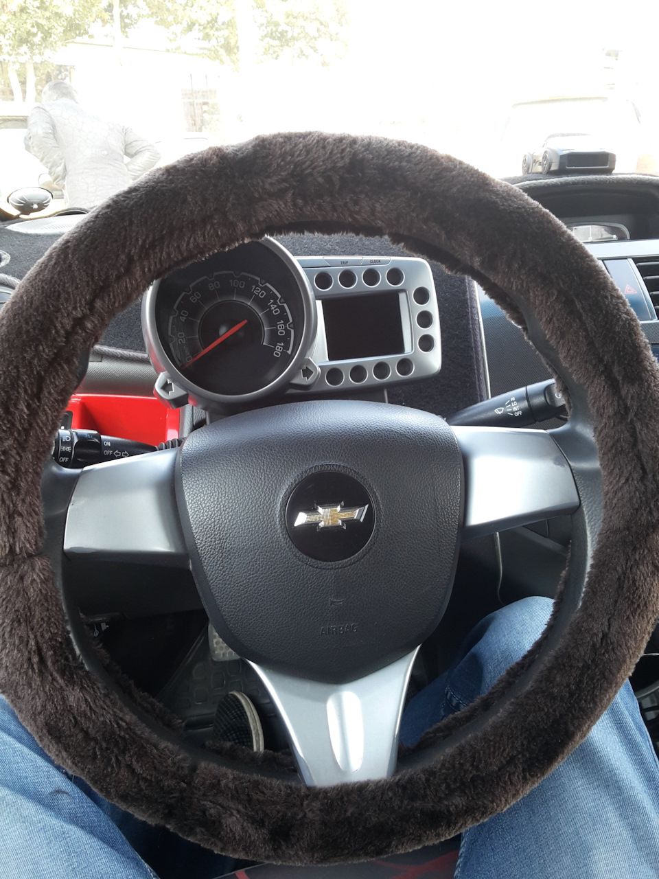 Чехол на руль — Chevrolet Spark (M300), 1,2 л, 2011 года | аксессуары ...