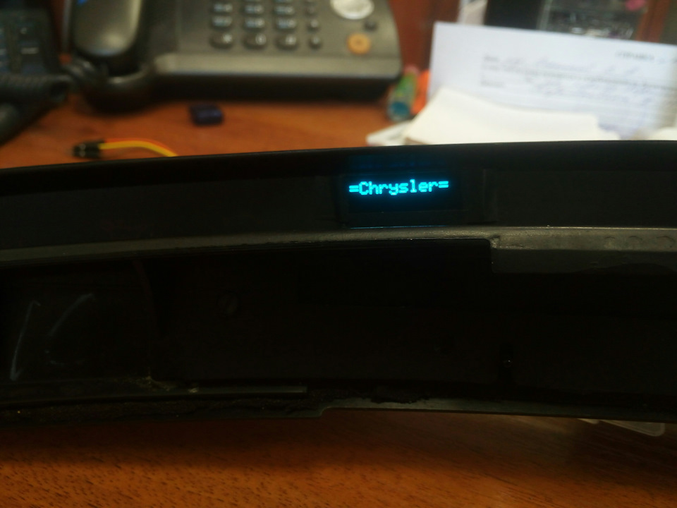 Очередной digital upgrade — Chrysler Voyager (3G), 3 л, 2000 года ...