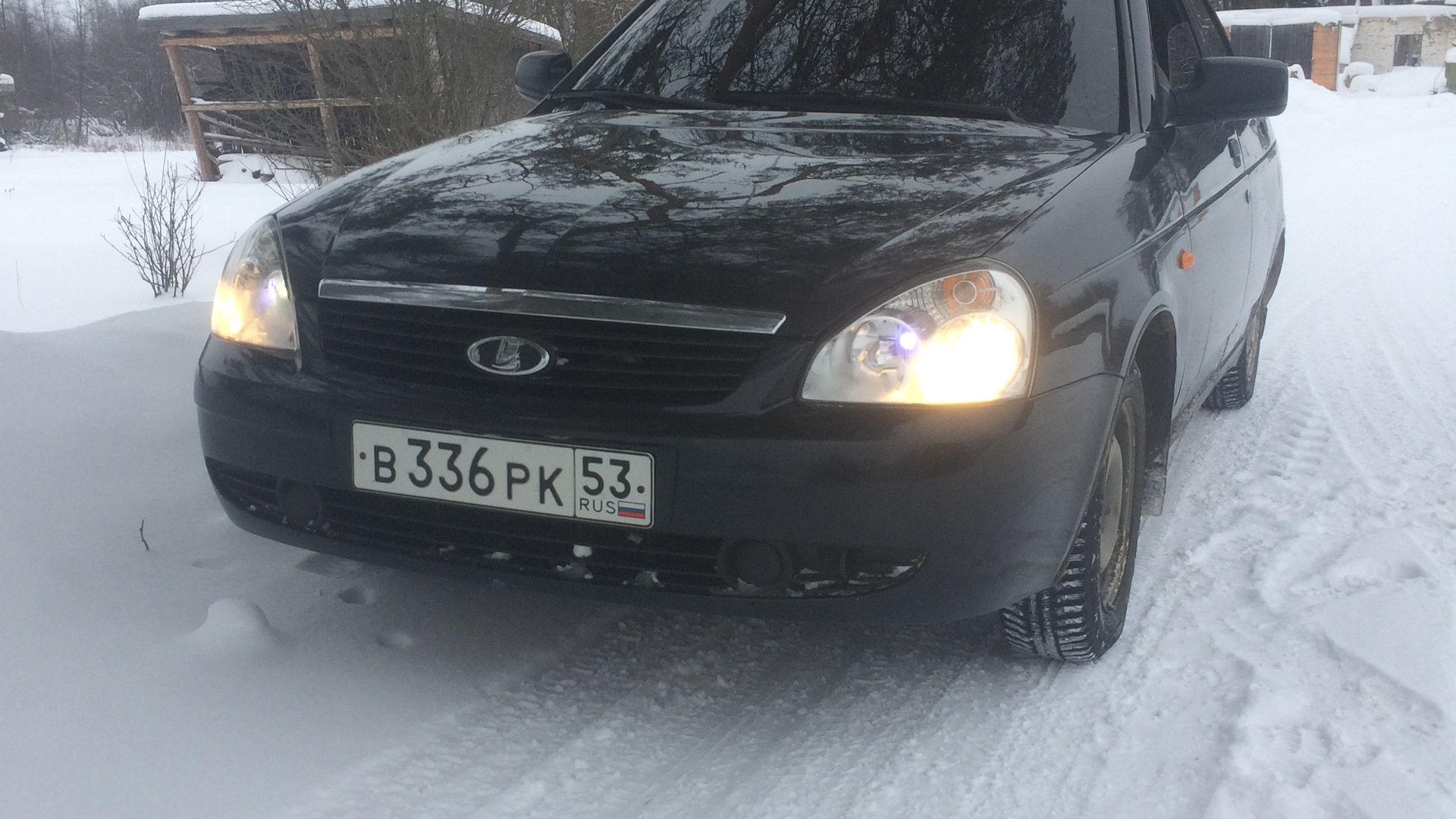 Lada Приора седан 1.6 бензиновый 2008 | Чёрная пуля на DRIVE2