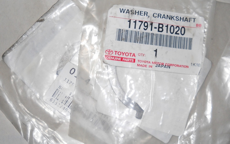 полукольца — Daihatsu Yrv. Запчасти на фото: WASHER, 11791B1020