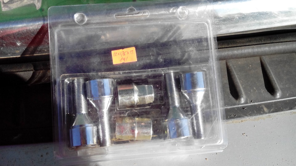 секретки с резьбой аж 33мм))) — Citroen C5 (1G)