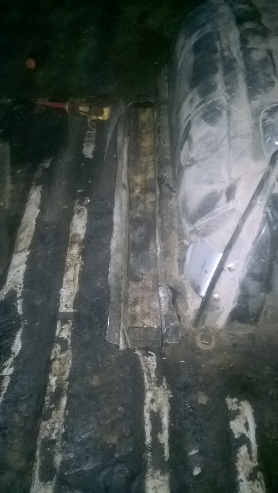 Ремонт заднего лонжерона — Mitsubishi Delica (P35W), 2,5 л, 1994 года ...