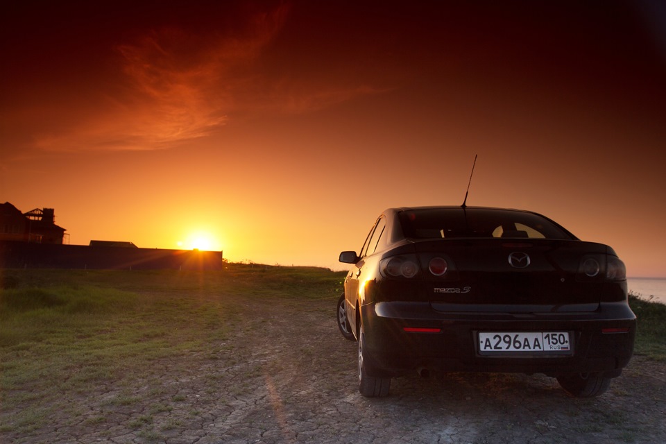 Mazda 3 Sunset