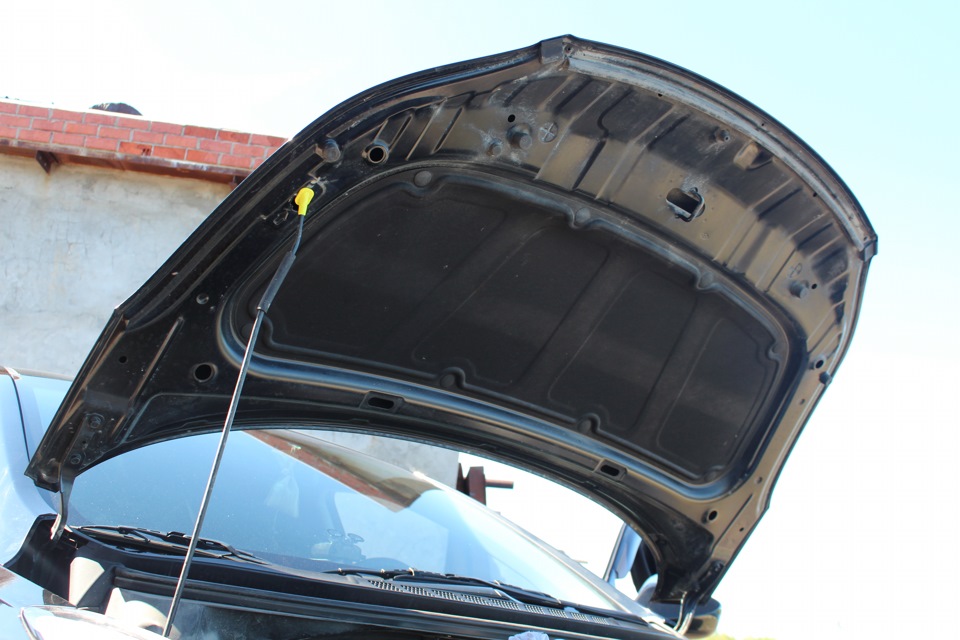 Обшивка капота — Hyundai Elantra (5G), 1,6 л, 2010 года | аксессуары ...