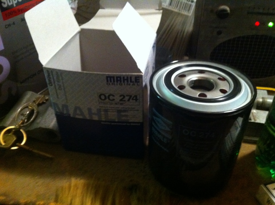 Вот и новый фильтр — Mitsubishi Pajero Sport (2G). Запчасти на фото: OC274