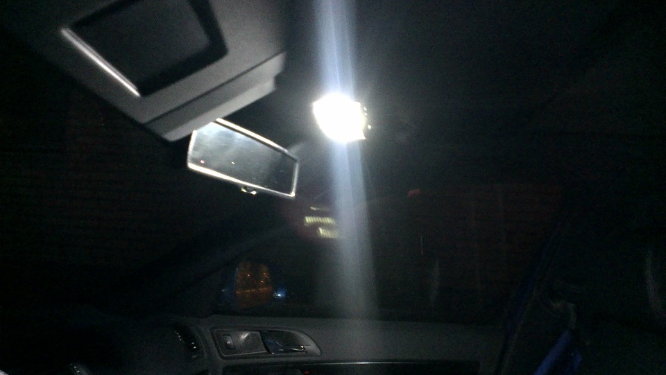 Вот теперь реально светло в салоне. — Skoda Octavia RS A5 Mk2, 2 л ...