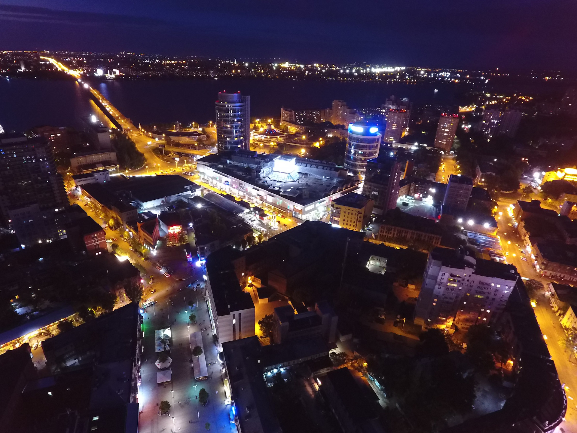 Ночной воронеж фото города