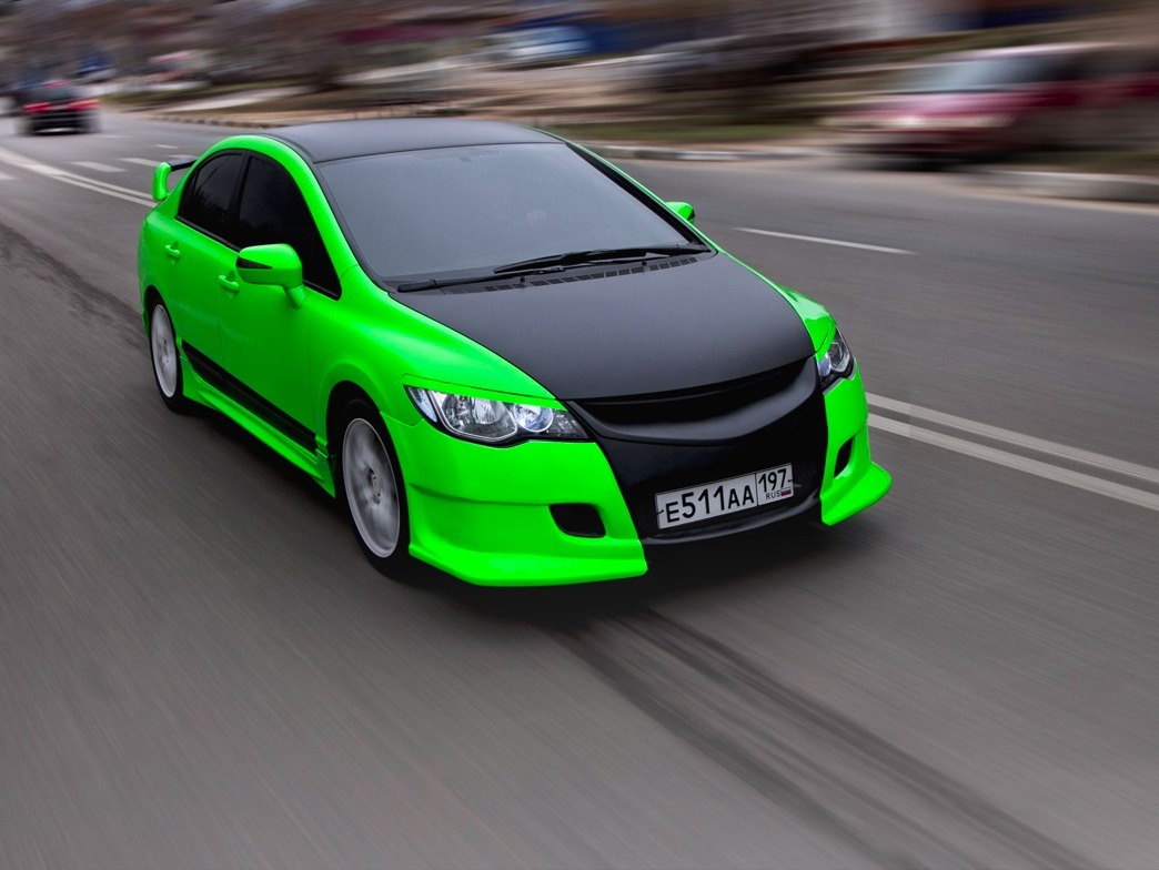 Honda Civic 5d лаймовый