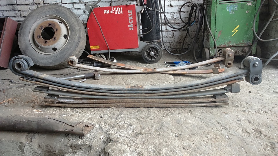 Переборка рессор \" навая сборка пробег 000000 км. — DRIVE2