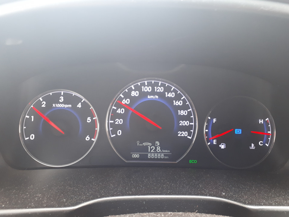 Photo from the logbook Hyundai Santa Fe (2G)