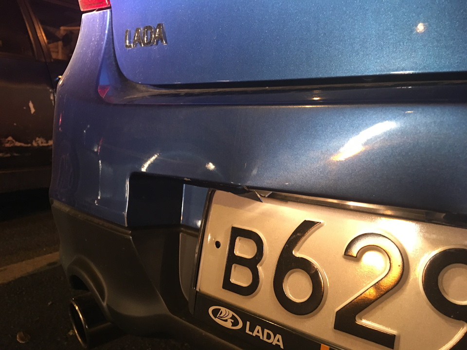 Продам задний бампер лада гранта спорт! — Lada Granta Sport, 1,6 л ...