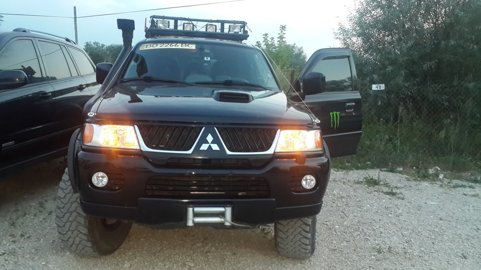 Габариты и подсветка приборов. — Mitsubishi Pajero Sport (1G), 2,5 л ...