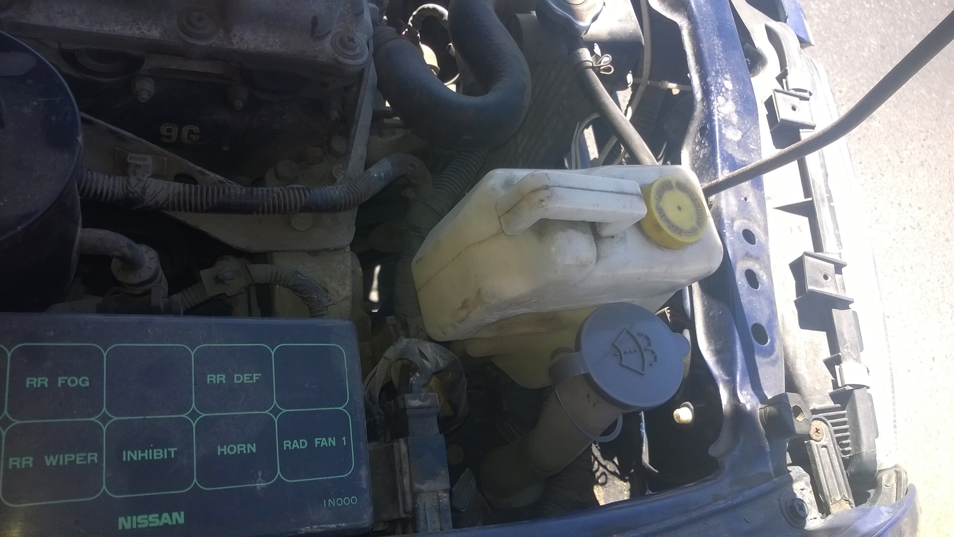 система охлаждения — Nissan Almera I (N15), 1,4 л, 1998 года | своими ...