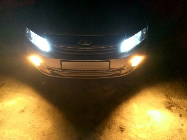 #30 "ДХО=габариты" — Lada Гранта, 1,6 л, 2013 года | электроника | DRIVE2