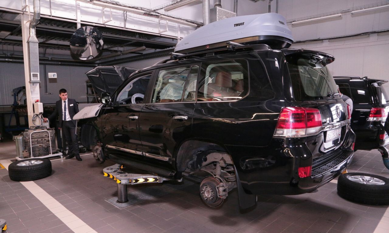 Шины Данлоп АТ хуже не бывает. — Toyota Land Cruiser 200, 4,5 л, 2015 ...