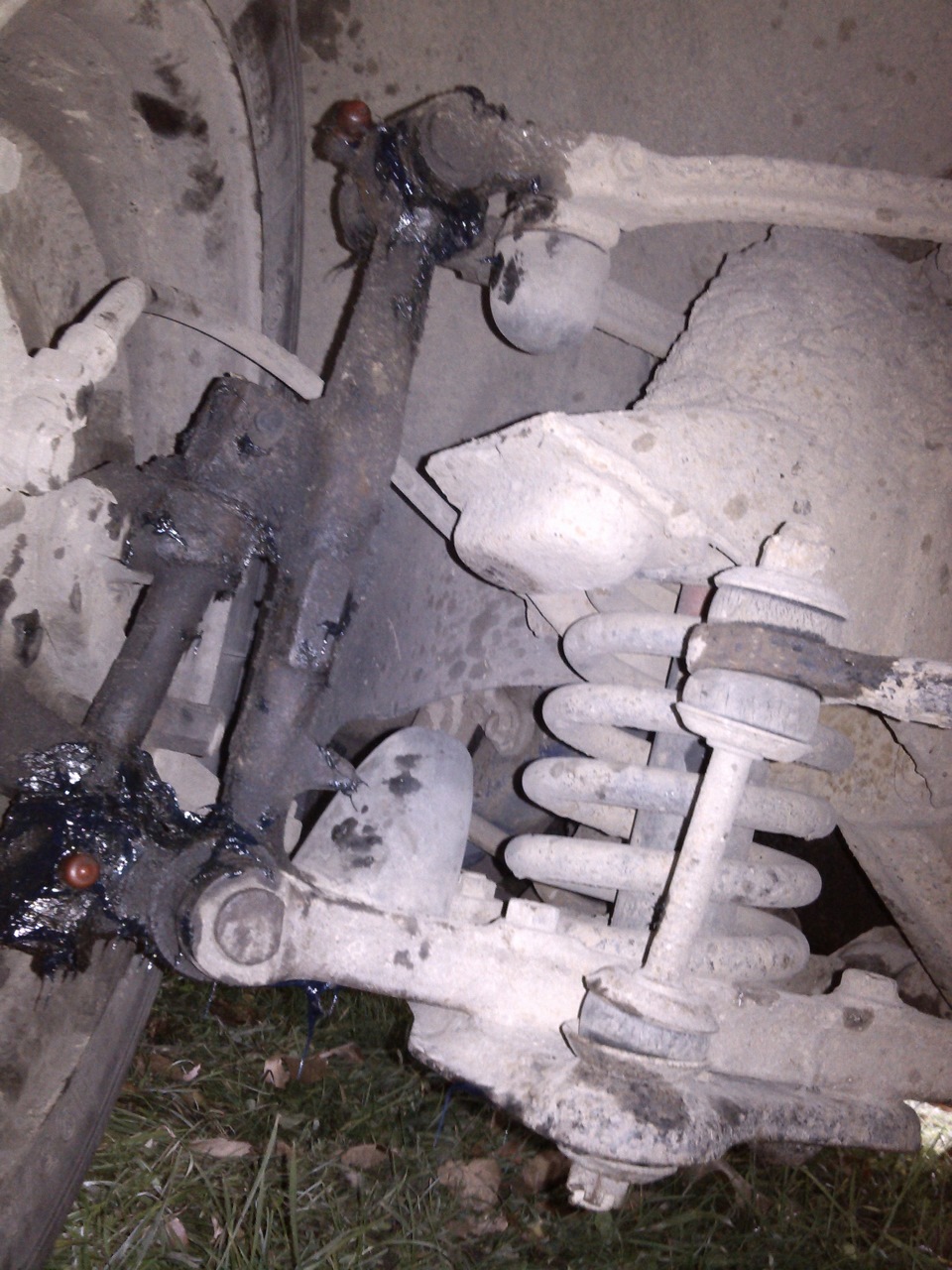 шприцовка шкворней — ГАЗ 3110, 2,4 л, 2001 года | своими руками | DRIVE2