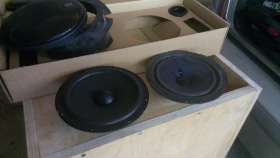 DD cs 6.5 + Power acoustik ps4-840 — Skoda Octavia A4 Mk1, 1,4 л, 2006 ...