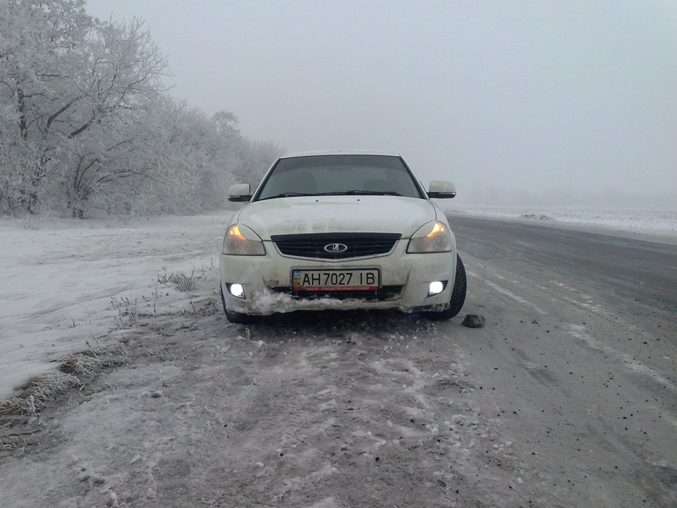 Донецк-Запорожье! — Lada Приора седан, 1,6 л, 2012 года | фотография ...