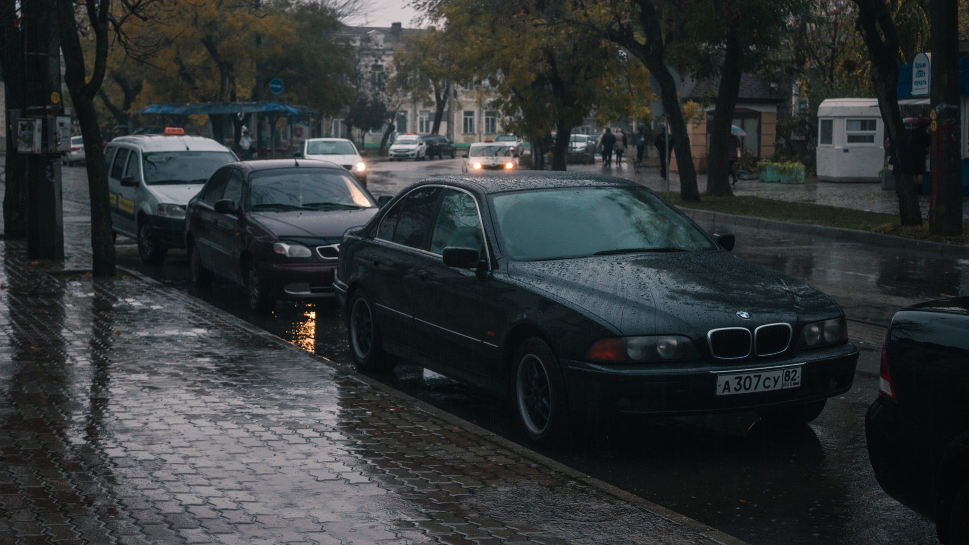 BMW e39 осень