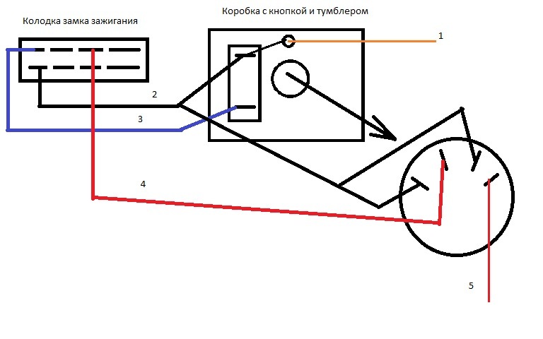 Замок зажигания ваз 2102 схема
