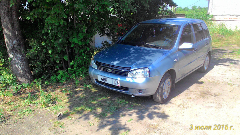мухобойка — Lada Калина Универсал (1G), 1,6 л, 2012 года | просто так ...