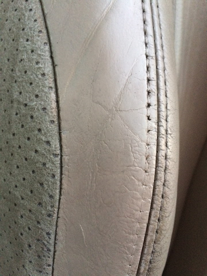 Покраска и восстановление кожи на сиденьях — Lexus IS, 2 л, 1999 года ...