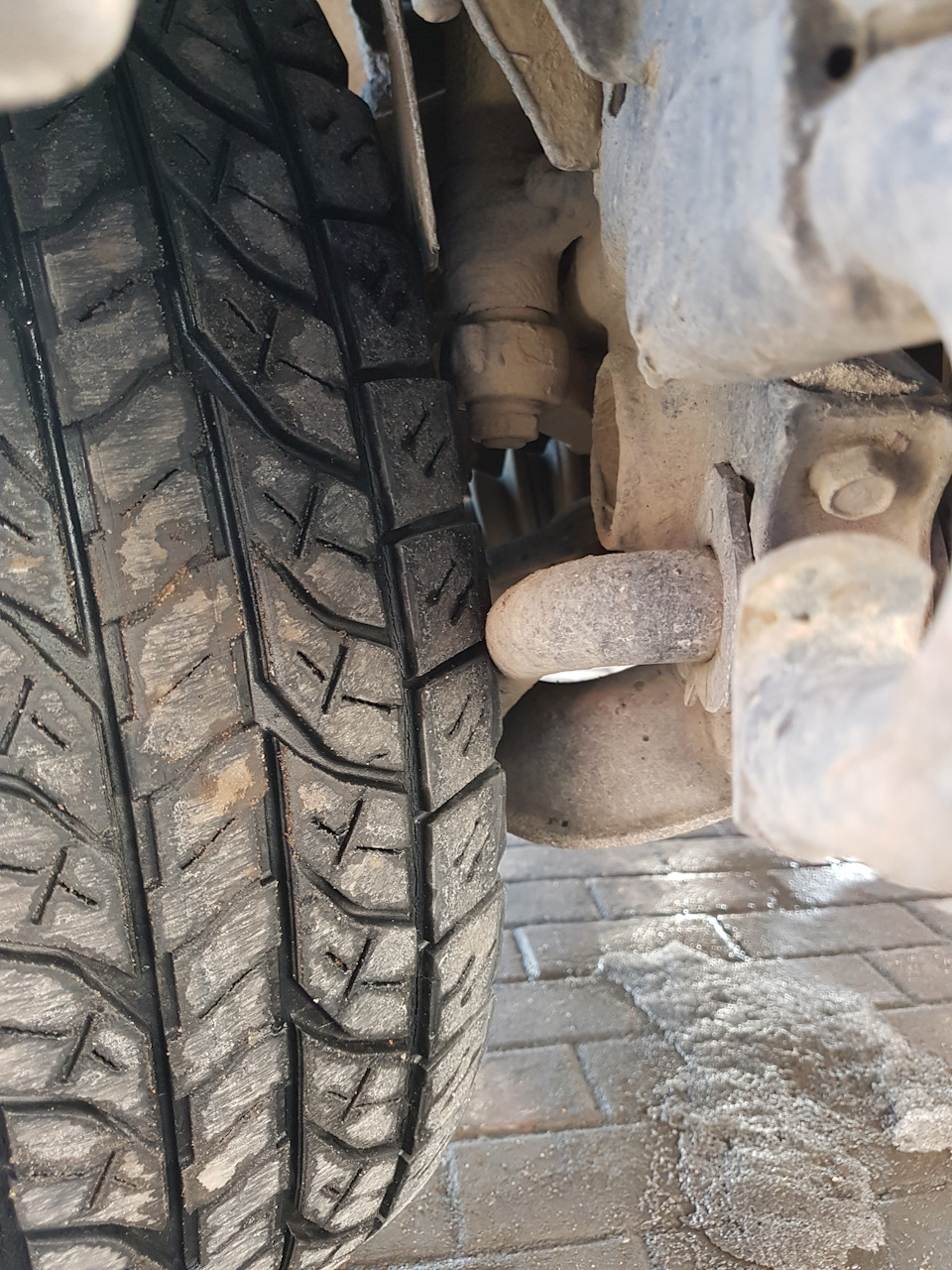 Выворот колес — Mitsubishi Montero II (V20), 3,5 л, 1997 года | поломка ...