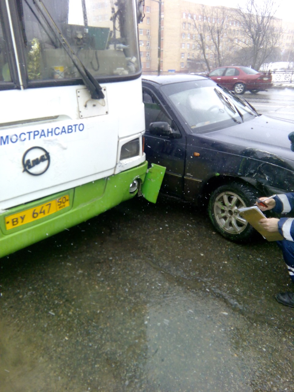 Прошлогоднее ДТП 03.04.2015 — Daewoo Nexia, 1,5 л, 2005 года | ДТП | DRIVE2