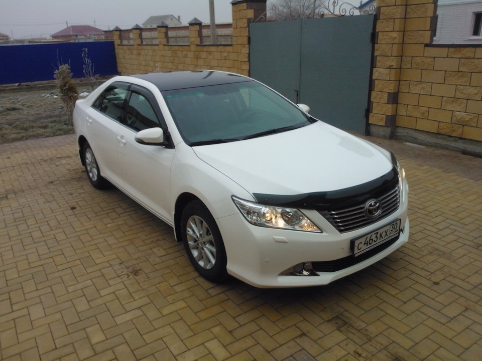 Камри с черной крышей фото Черная крыша и тонировка . - Toyota Camry (XV50), 2,5 л, 2013 года стайлинг DRIV