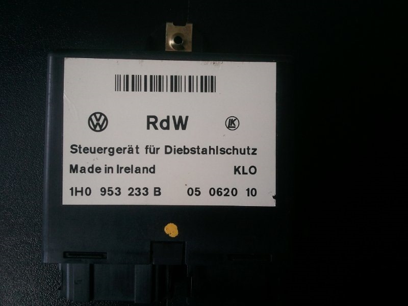 Audi Volkswagen control module 1h0953233b 05062010