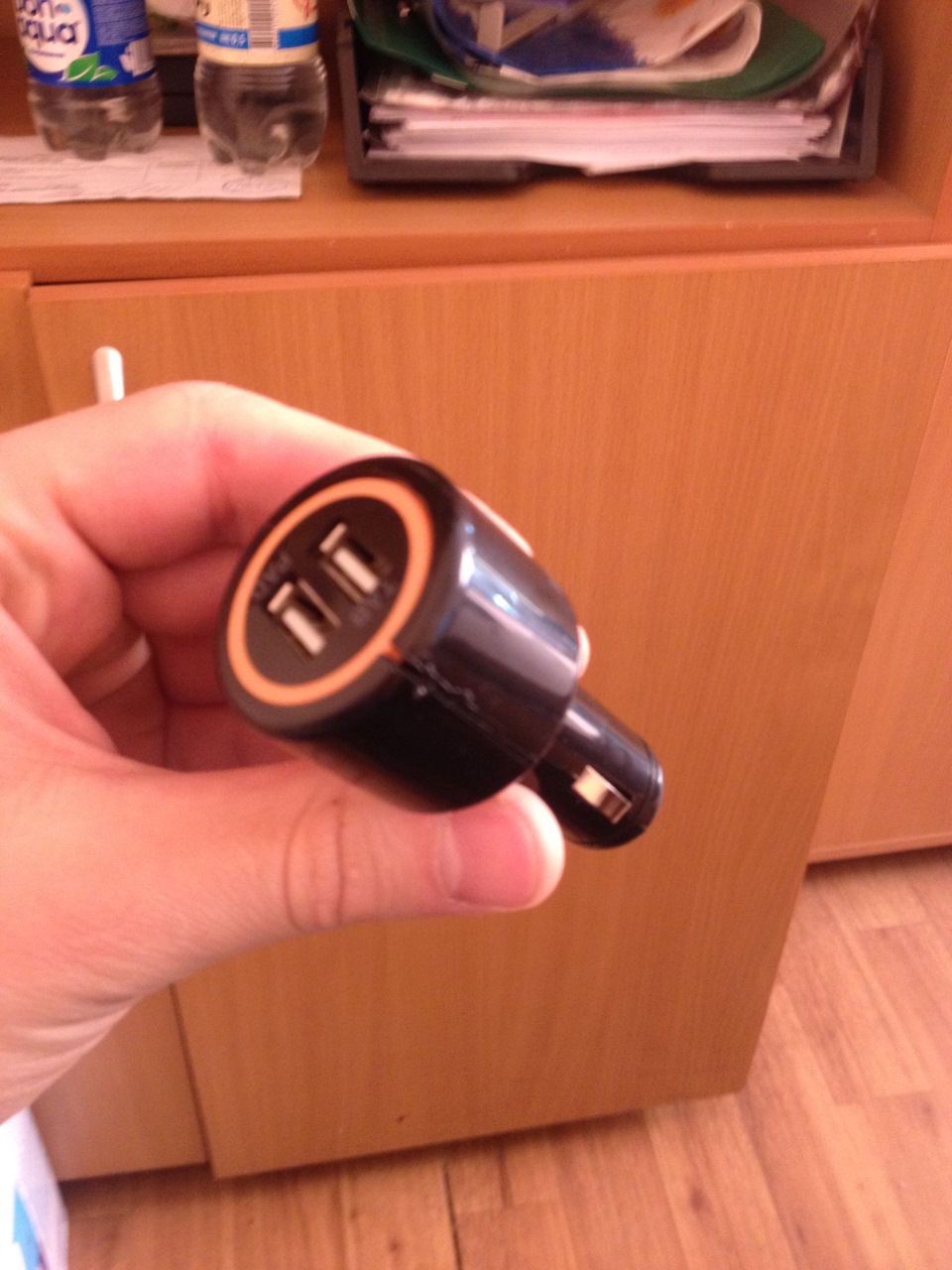 Аукс к штатной магнитоле. — Mitsubishi Lancer X, 2 л, 2008 года ...