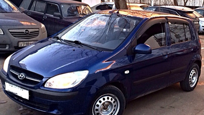 Замена тормозных колодок и ремня ГУР. — Hyundai Getz, 1,4 л, 2010 года ...