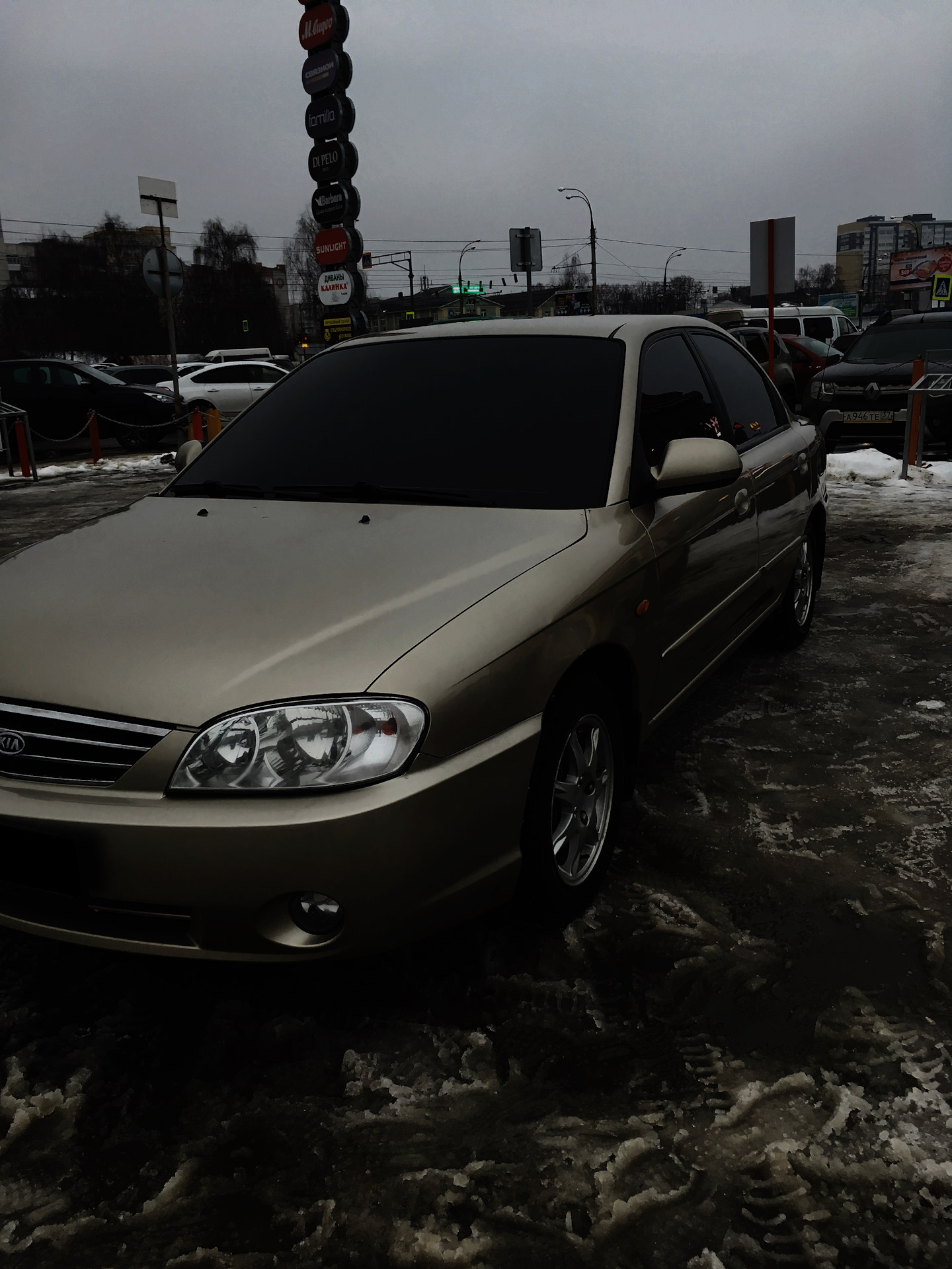 Тонировка лобового! — KIA Spectra, 1,6 л, 2008 года | стайлинг | DRIVE2